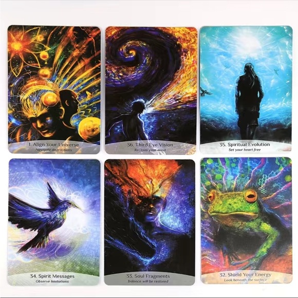 Sacred Spirit reading oracle tarot cards by Anna Stark - Picture 3 of 16